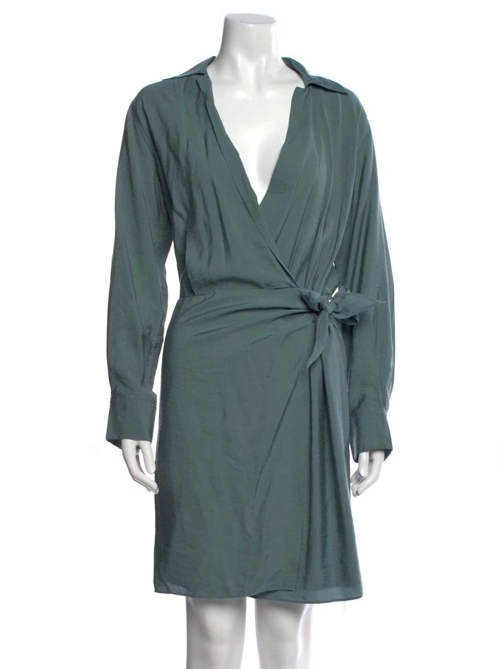 Vince Wrap Dress in Green